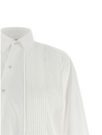 'Crazy smoking plissée' shirt #