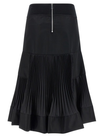 Pleated insert skirt #