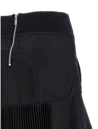 Pleated insert skirt #