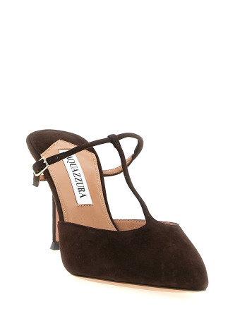 Высокие каблуки AQUAZZURA 'Sorbonne' (SBEMIDM0SUEESPRESSO) #