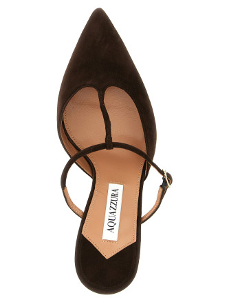 Высокие каблуки AQUAZZURA 'Sorbonne' (SBEMIDM0SUEESPRESSO) #