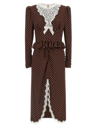 'Polka Dot Midi' dress