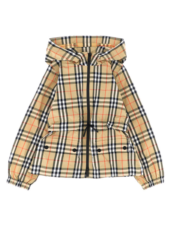 Пуховик, парка, повседневная куртка BURBERRY 'Briony' (8117893SANDIPCHECK) #1