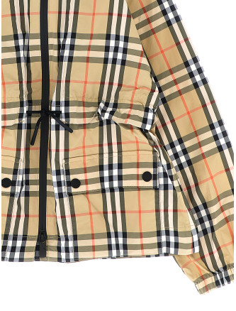 Пуховик, парка, повседневная куртка BURBERRY 'Briony' (8117893SANDIPCHECK) #