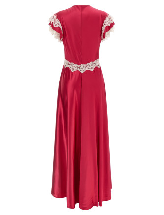 Satin and lace dress #