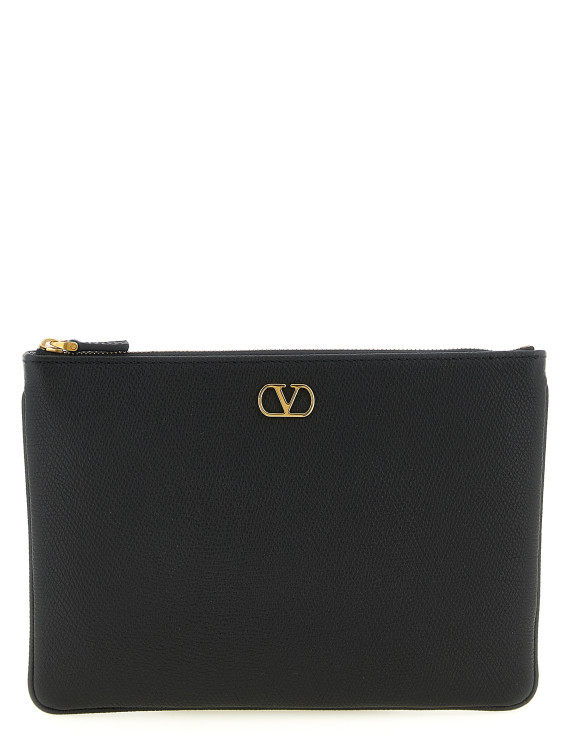 Клатч VALENTINO GARAVANI Valentino Garavani Vlogo medium clutch bag (W2P0AK4SNP0NO) #1