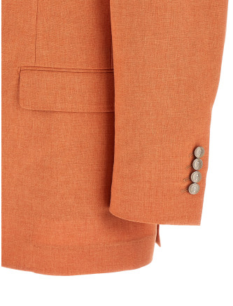 Блейзер BRUNELLO CUCINELLI Mouliné canvas blazer (MR4998BFC8C6883) #