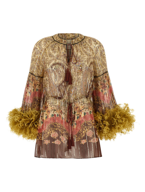 Valentino Garavani 'Voyage Imaginaire Paisley' top (B3AEBB7A54BR9) #1