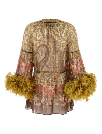 Valentino Garavani 'Voyage Imaginaire Paisley' top (B3AEBB7A54BR9) #