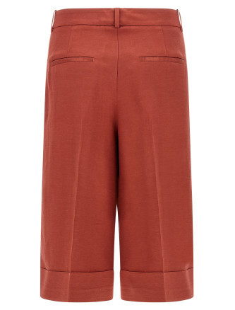 Linen viscose bermuda shorts #
