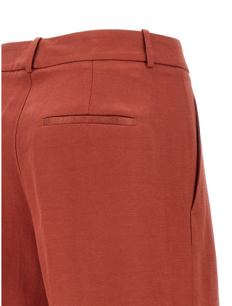 Linen viscose bermuda shorts #