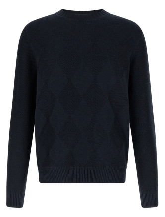 Свитер, кардиган BALLANTYNE Diamond intarsia sweater