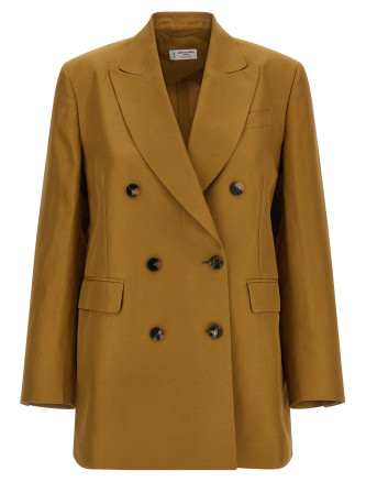 Linen viscose blazer