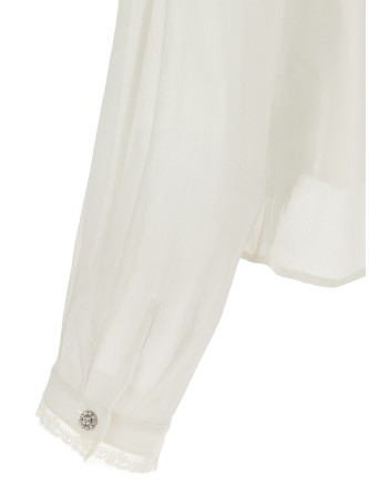 Рубашка, блузка ALBERTA FERRETTI Silk shirt (A020116170003) #