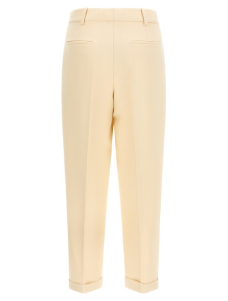 Wool and silk pants #