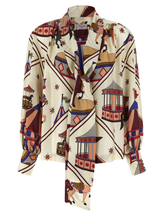 Рубашка, блузка ALBERTO BIANI Lavallière collar shirt (MM863SE320411) #1