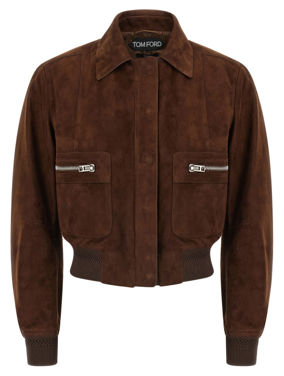 Suede bomber jacket #1