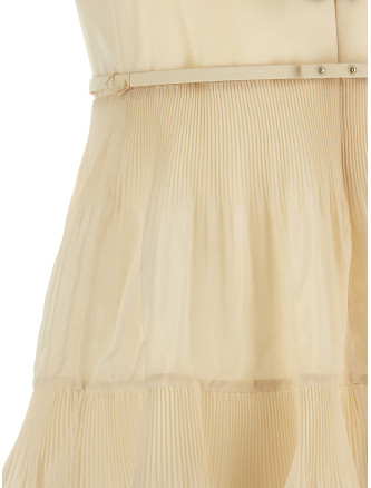 'Embroidered Frilled Mini' dress #