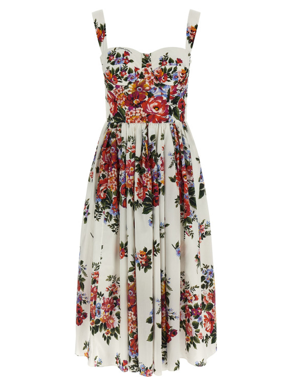 Миди DOLCE & GABBANA 'Mazzo di Fiori' dress #1