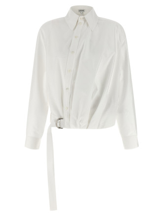 Рубашка, блузка LOEWE Twisted construction shirt