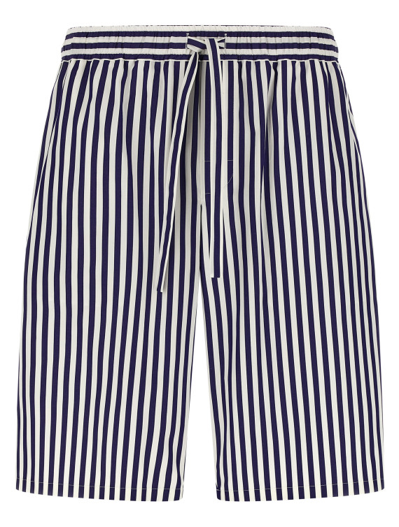Бермуды, шорты DOLCE & GABBANA Striped bermuda shorts (GV5MATFR52GS8056) #1