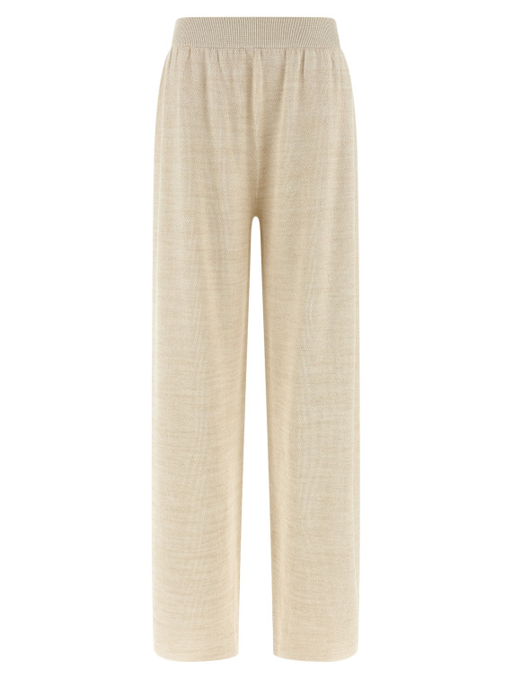 Lamé thread trousers #1