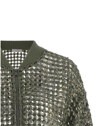 Свитер, кардиган BRUNELLO CUCINELLI 'Dazzling Net Embroidery' (MCBR11806C3066) #
