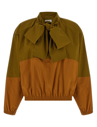 Повседневная куртка SAINT LAURENT Color-block anorak