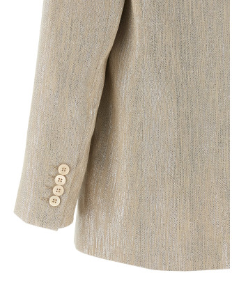 Lamé thread blazer #
