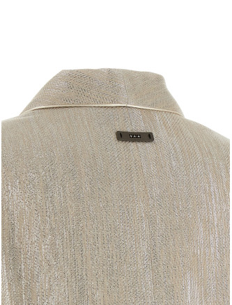 Lamé thread blazer #