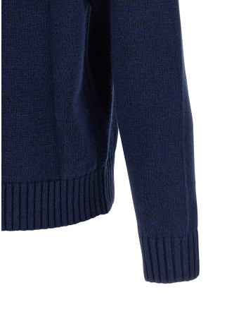 Intarsia logo sweater #