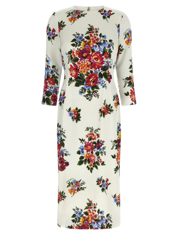 Миди DOLCE & GABBANA 'Mazzo di Fiori' dress #1