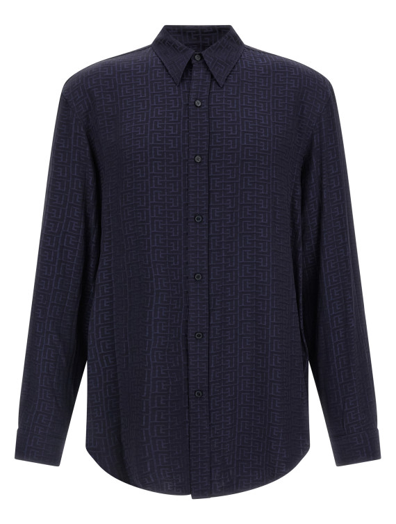 Jacquard monogram shirt #1