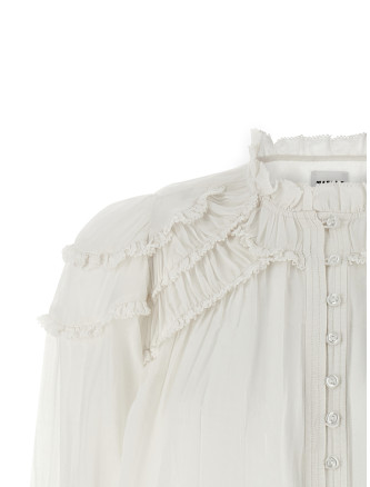 Рубашка, блузка MARANT ETOILE 'Christa' (HT0681FBB3J04E20WH) #