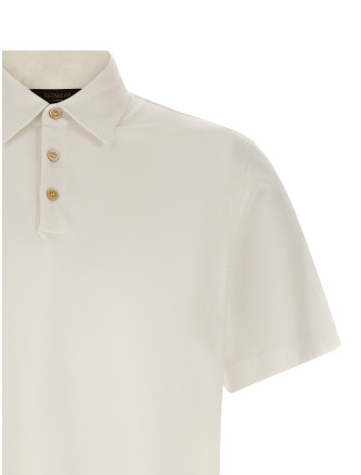 Поло ZANONE Cotton silk polo shirt (810382ZQ317Z0001) #