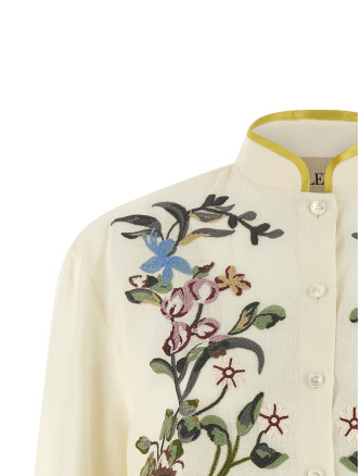 Рубашка, блузка VALENTINO GARAVANI Valentino Garavani floral embroidery shirt (B3AB8269M4AM0) #