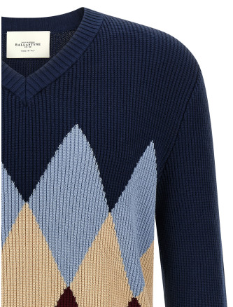 Argyle pattern sweater (B2P00114C0593565) #