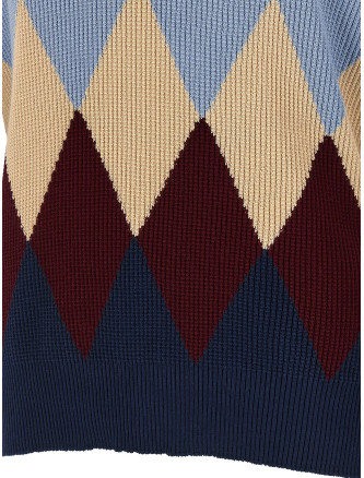 Argyle pattern sweater (B2P00114C0593565) #