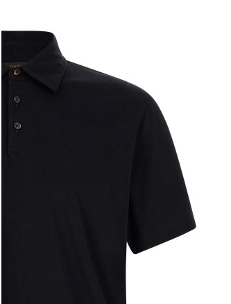 Поло ZANONE Cotton silk polo shirt (810382ZQ317Z0542) #