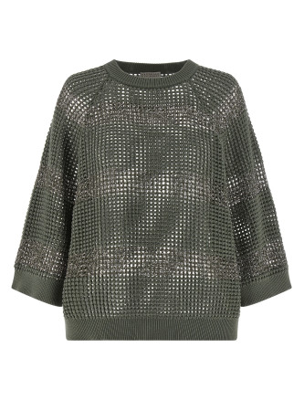 Свитер, кардиган BRUNELLO CUCINELLI 'Dazzling Stripes'