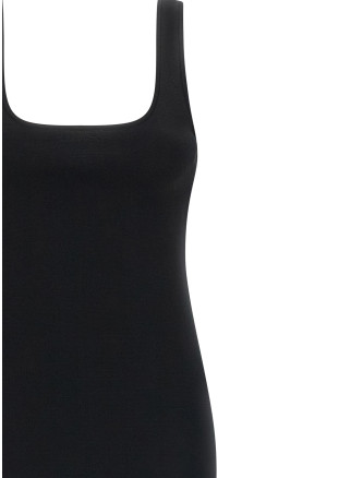 Миди ENTIRE STUDIOS Squared neckline dress #