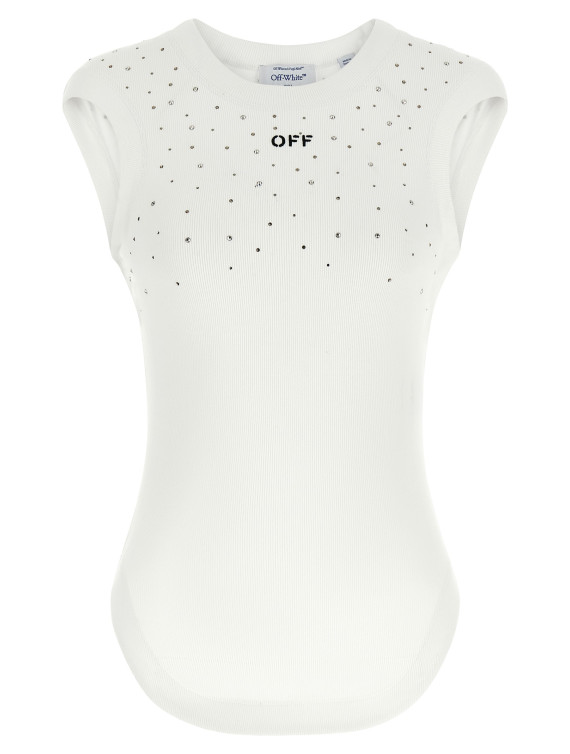 Повседневный топ OFF-WHITE Top Swarowski (OWAD26XS26JER00201100110) #1
