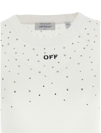 Повседневный топ OFF-WHITE Top Swarowski (OWAD26XS26JER00201100110) #