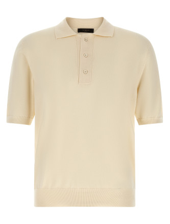 Поло ZANONE Cotton knit polo shirt