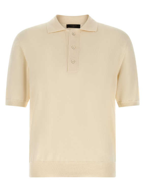 Поло ZANONE Cotton knit polo shirt (810332ZY318Z3372) #1