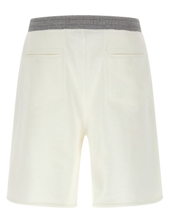 Бермуды, шорты BRUNELLO CUCINELLI Mélange sweatshirt bermuda shorts (MR8313375GCTQ27) #