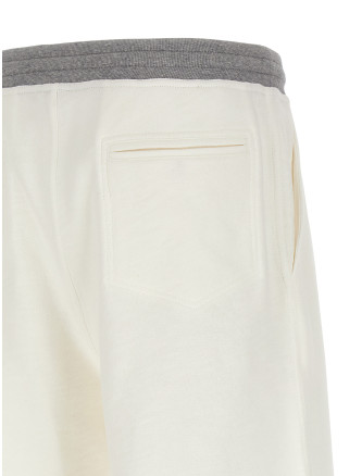 Бермуды, шорты BRUNELLO CUCINELLI Mélange sweatshirt bermuda shorts (MR8313375GCTQ27) #