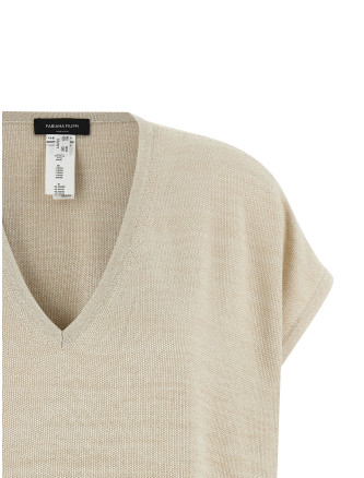 Lamé thread sweater #
