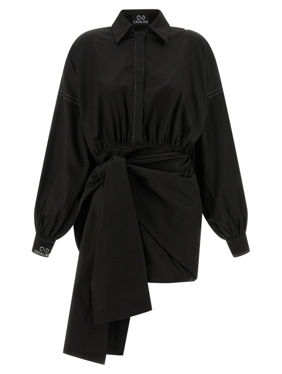 Мини CATALINA Bow dress (S26CAT7450NERO) #1