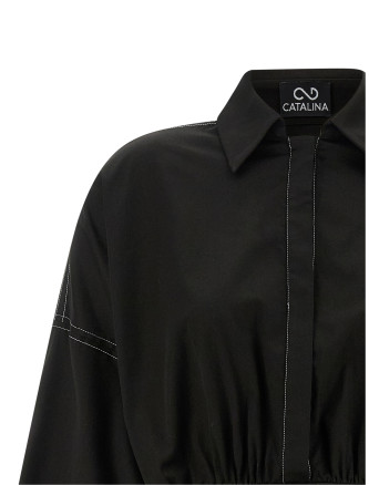 Мини CATALINA Bow dress (S26CAT7450NERO) #